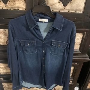 DENIM shirt Coldwater Creek